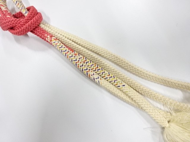JAPANESE KIMONO / HAND-TIED OBIJIME